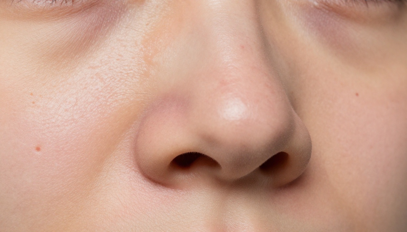 Extreme close-up of AI-generated skin showing photorealistic pore texture and micro-detail