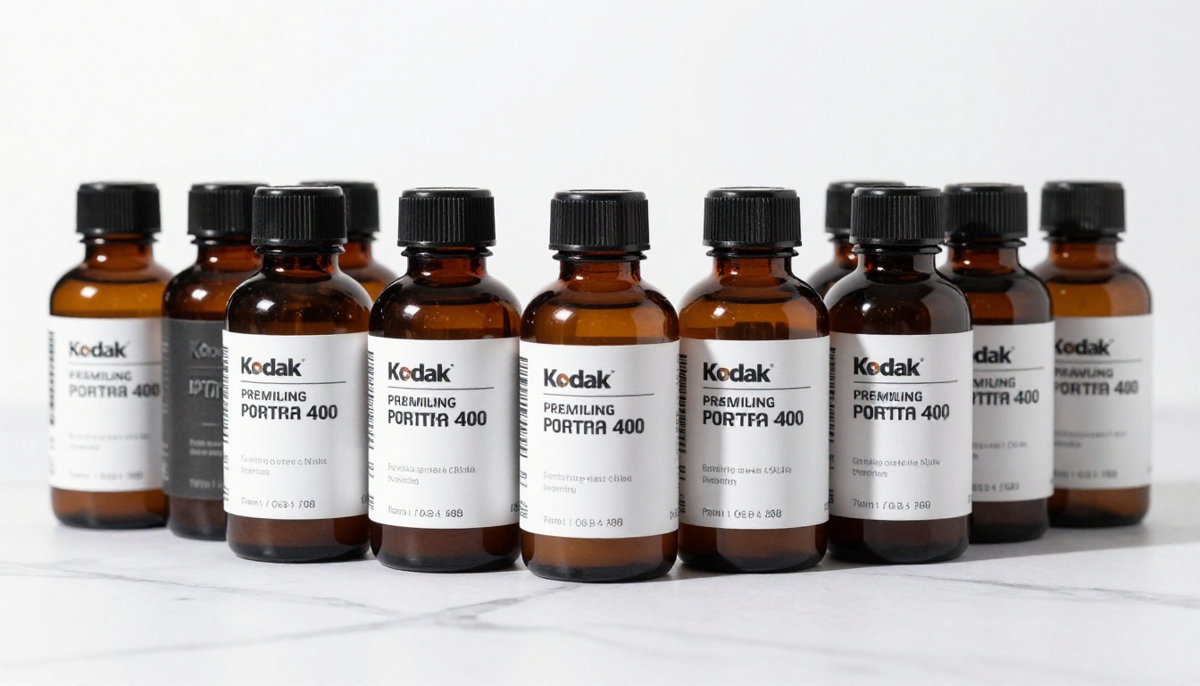 Multiple premium supplement bottles lined up for product comparison photography