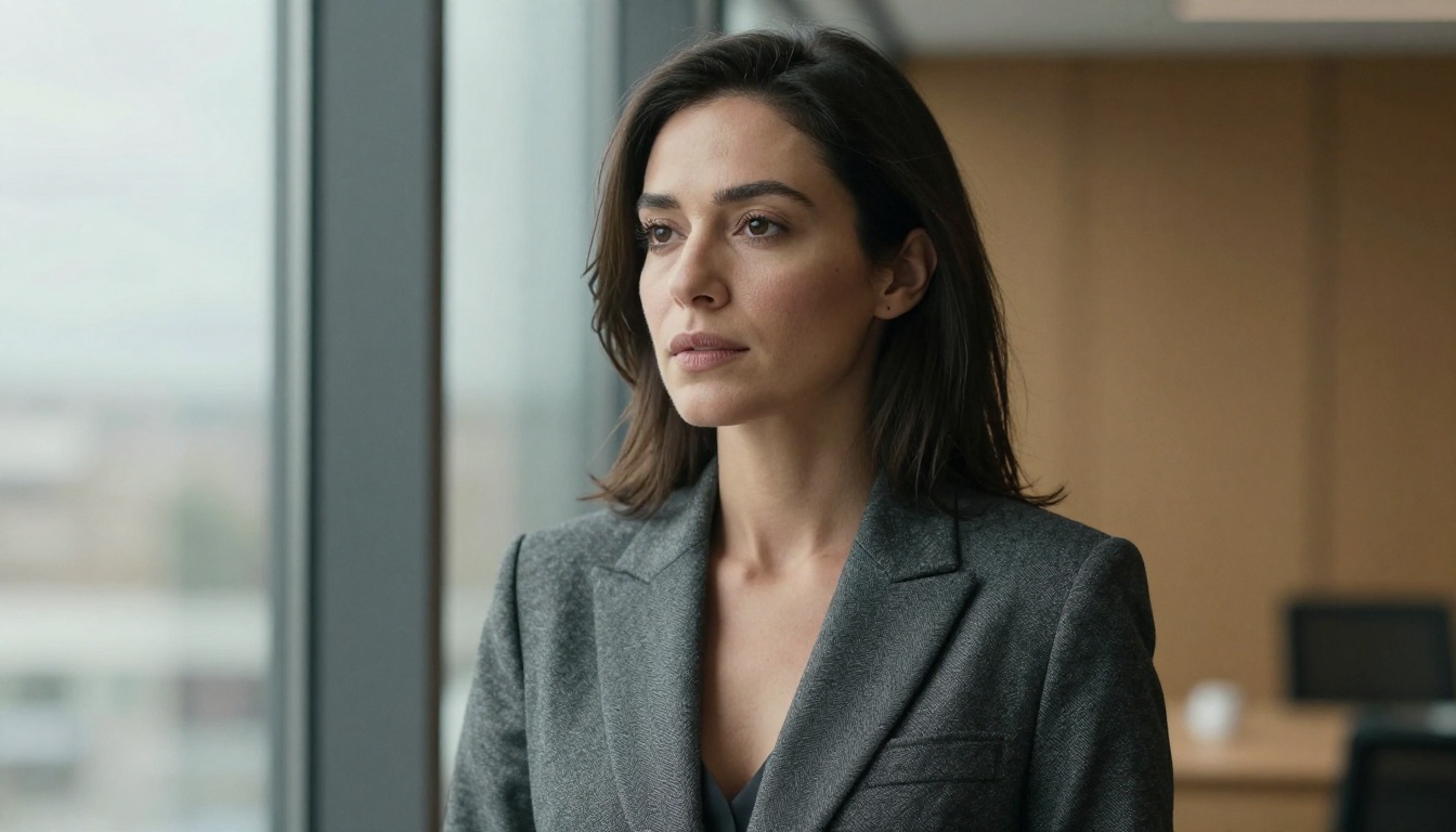Photorealistic portrait of a professional woman demonstrating fine detail in AI image output Photorealistic portrait of a professional woman demonstrating fine detail in AI image output