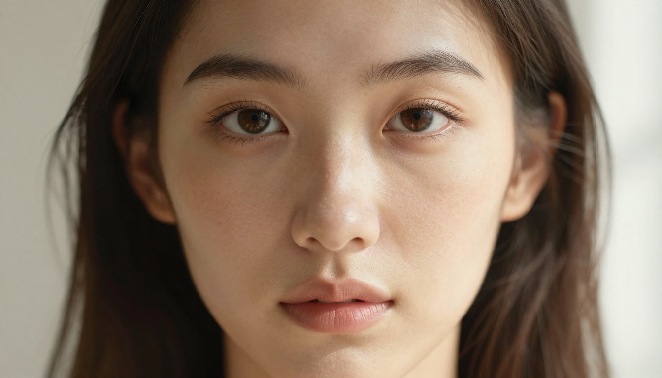 AI-generated close-up portrait showing ultra-detailed skin texture, natural pores, and facial realism