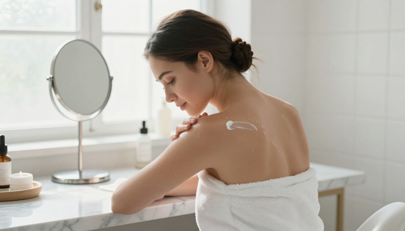 Spa morning beauty routine natural skin detail Spa morning beauty routine natural skin detail