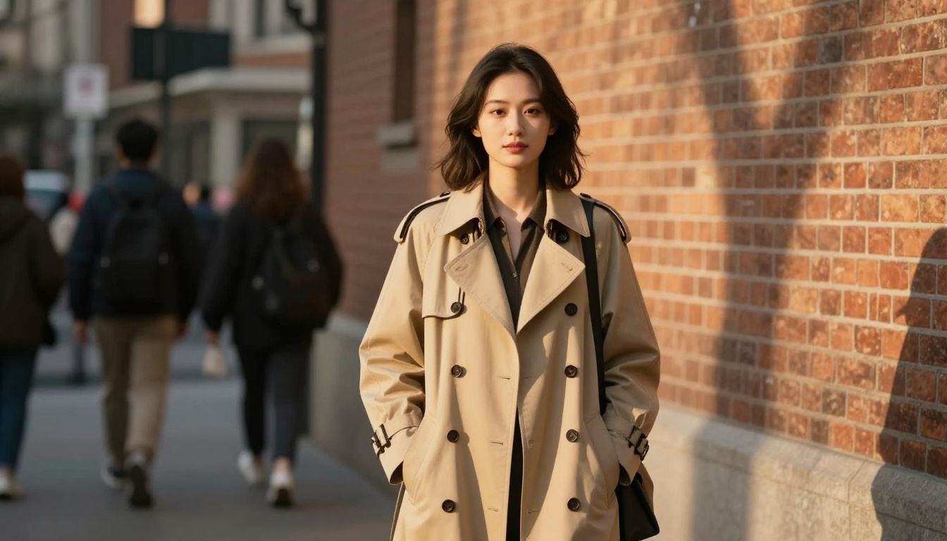 Environmental urban portrait with selective focus separating subject from busy city background Environmental urban portrait with selective focus separating subject from busy city background