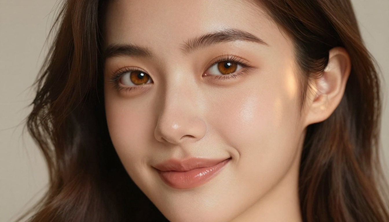 Close-up beauty portrait woman Close-up beauty portrait woman