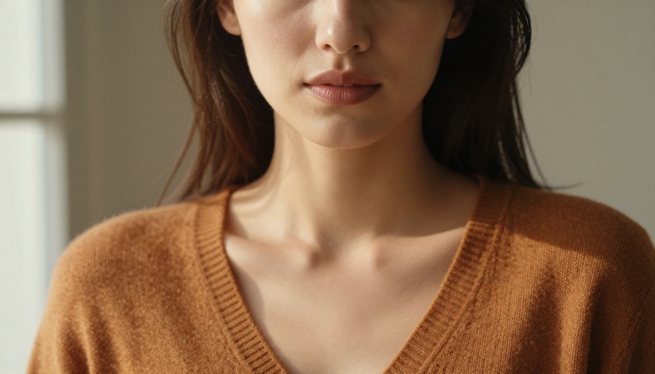 Close-up portrait of a confident woman looking directly at the camera in warm light Close-up portrait of a confident woman looking directly at the camera in warm light
