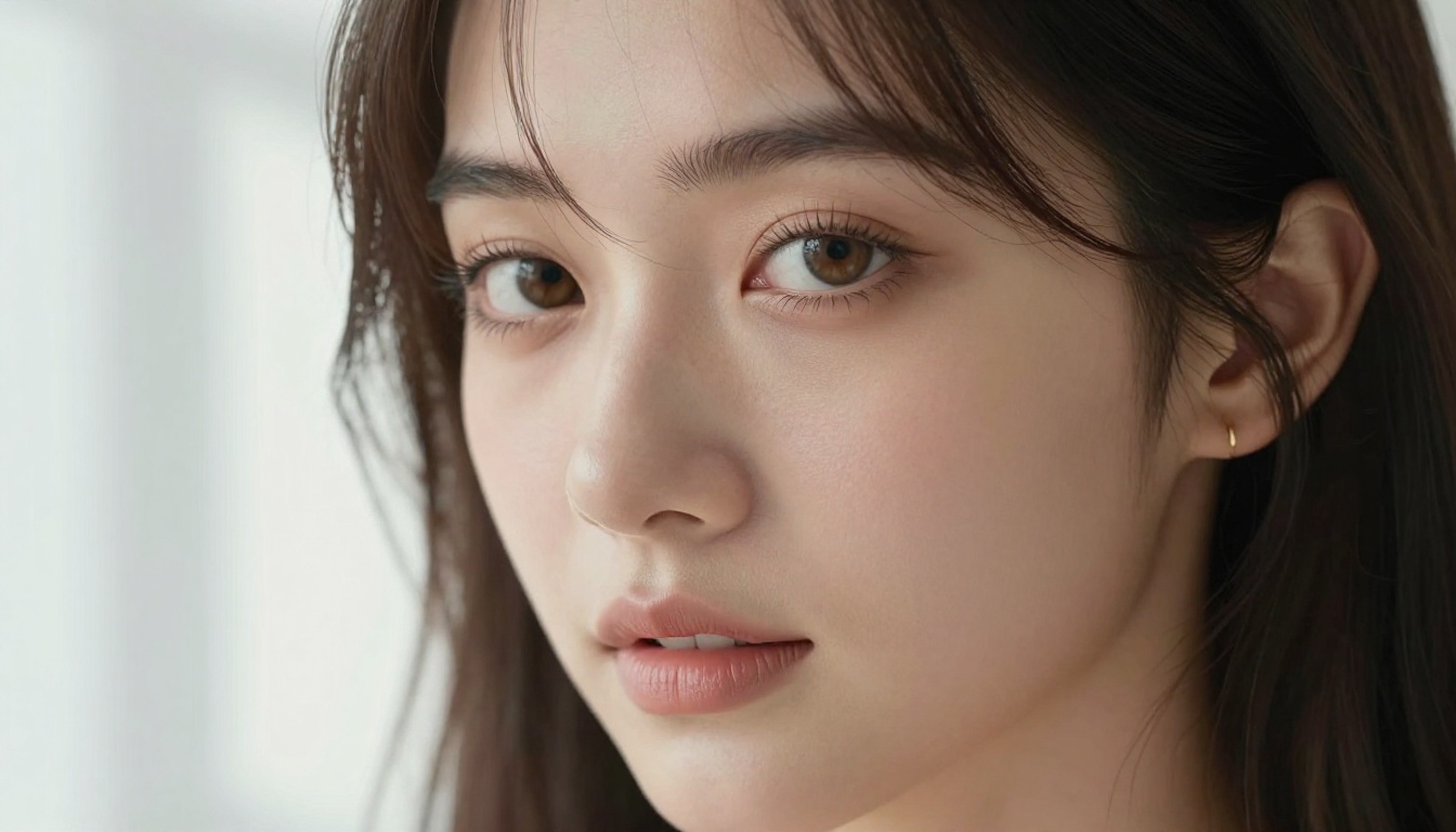 Studio close-up anime portrait