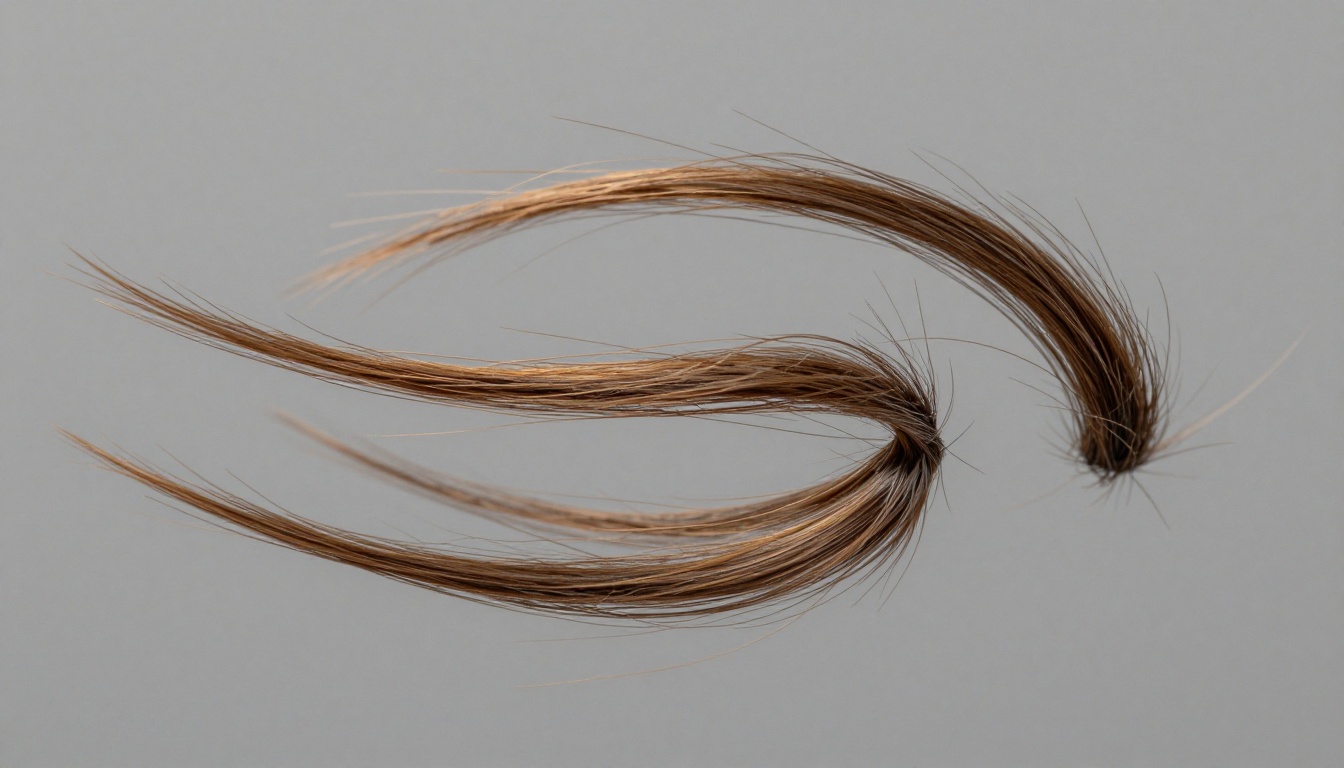 Macro close-up of individual hair strands from an AI render preserved perfectly after background removal showing cuticle-level detail Macro close-up of individual hair strands from an AI render preserved perfectly after background removal showing cuticle-level detail