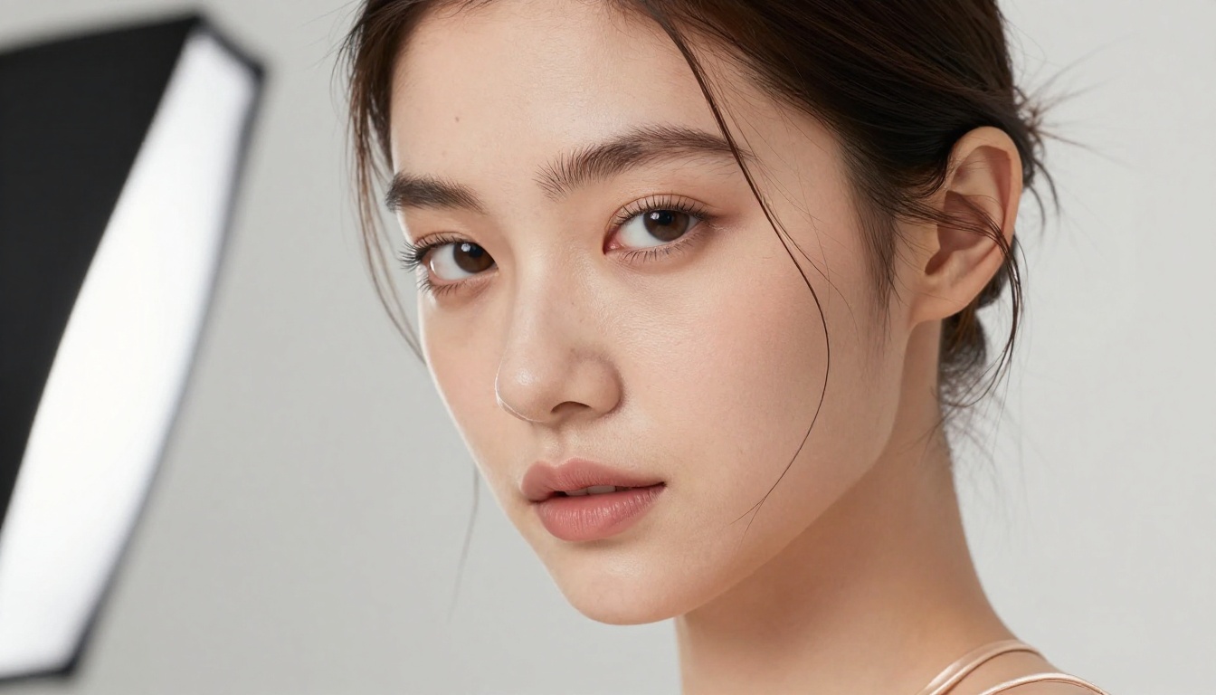 Close-up portrait showing skin texture detail and photorealistic quality achievable with modern AI image models