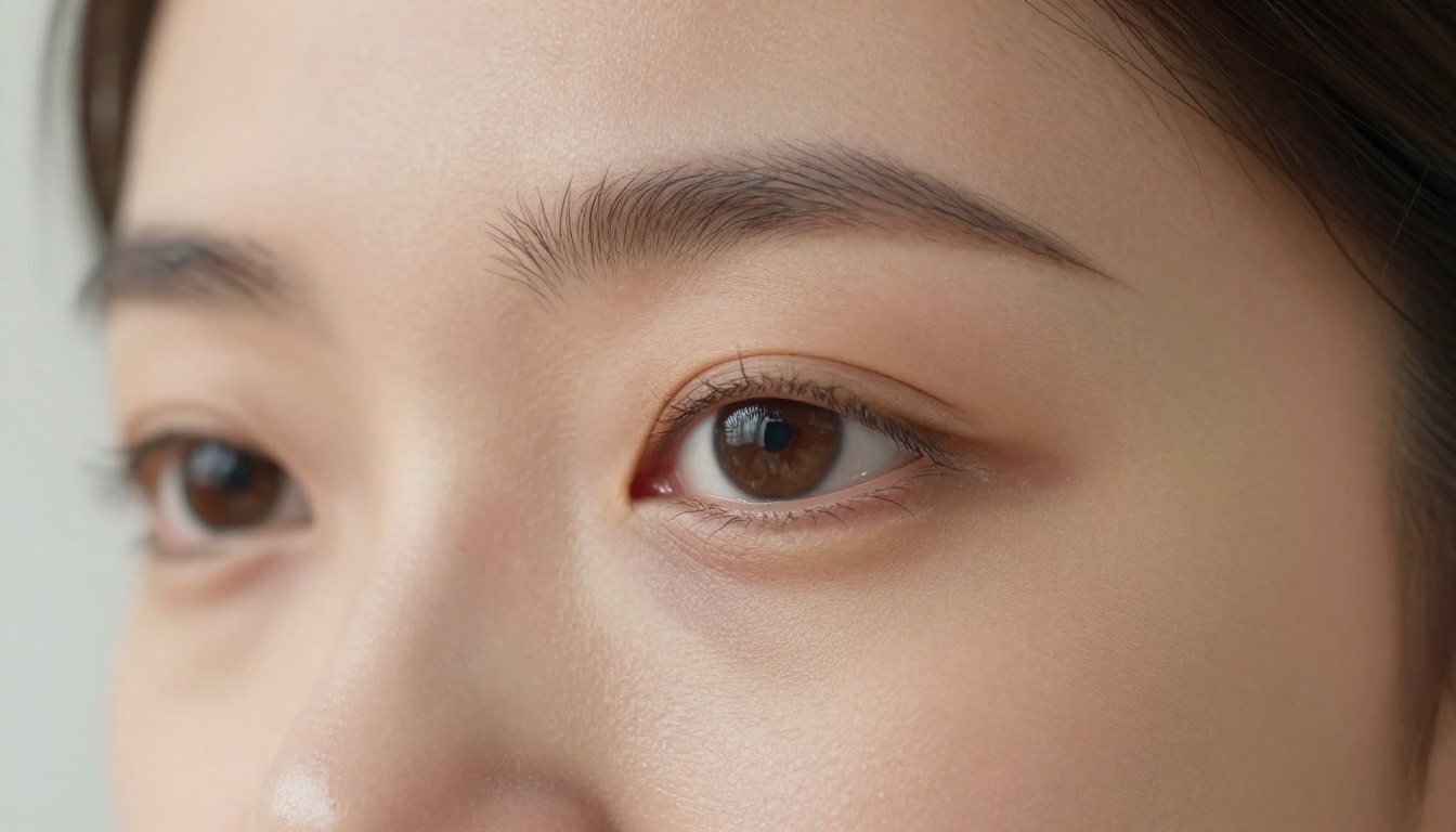Extreme close-up beauty portrait demonstrating photorealistic skin texture detail achievable with modern AI generators