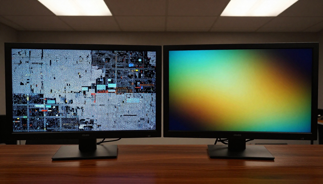 Codec quality comparison on dual studio monitors Codec quality comparison on dual studio monitors