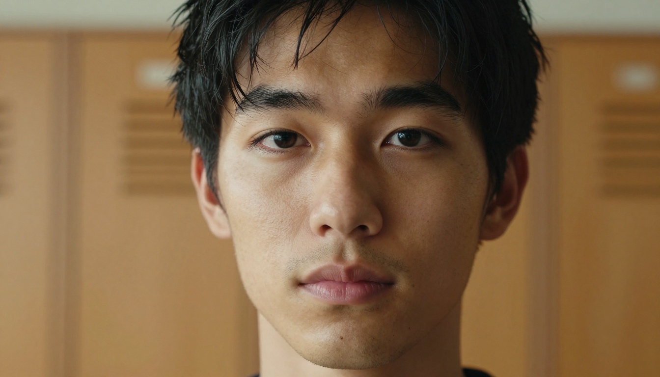 Photorealistic portrait of an athletic AI husbando character with strong facial structure and calm intensity Photorealistic portrait of an athletic AI husbando character with strong facial structure and calm intensity