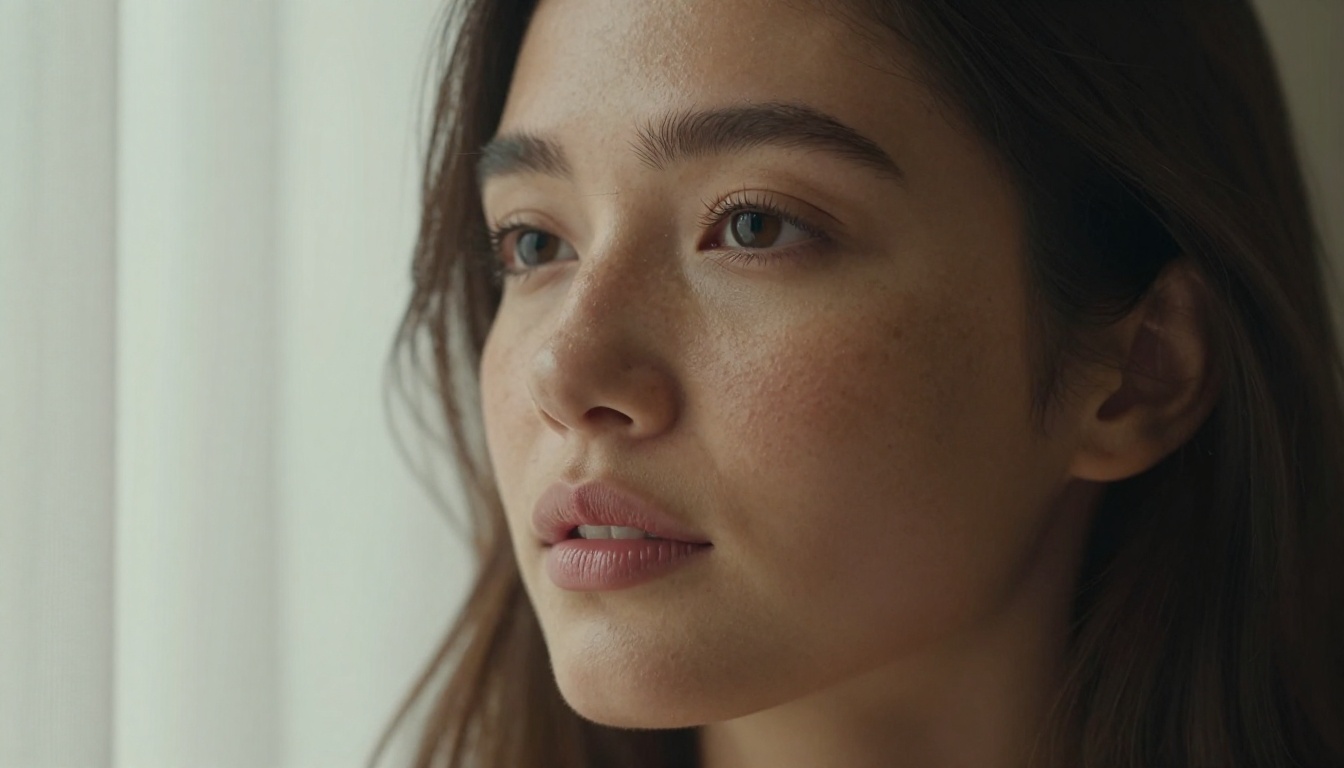 AI-generated close-up portrait of a beautiful woman with sun-kissed skin AI-generated close-up portrait of a beautiful woman with sun-kissed skin