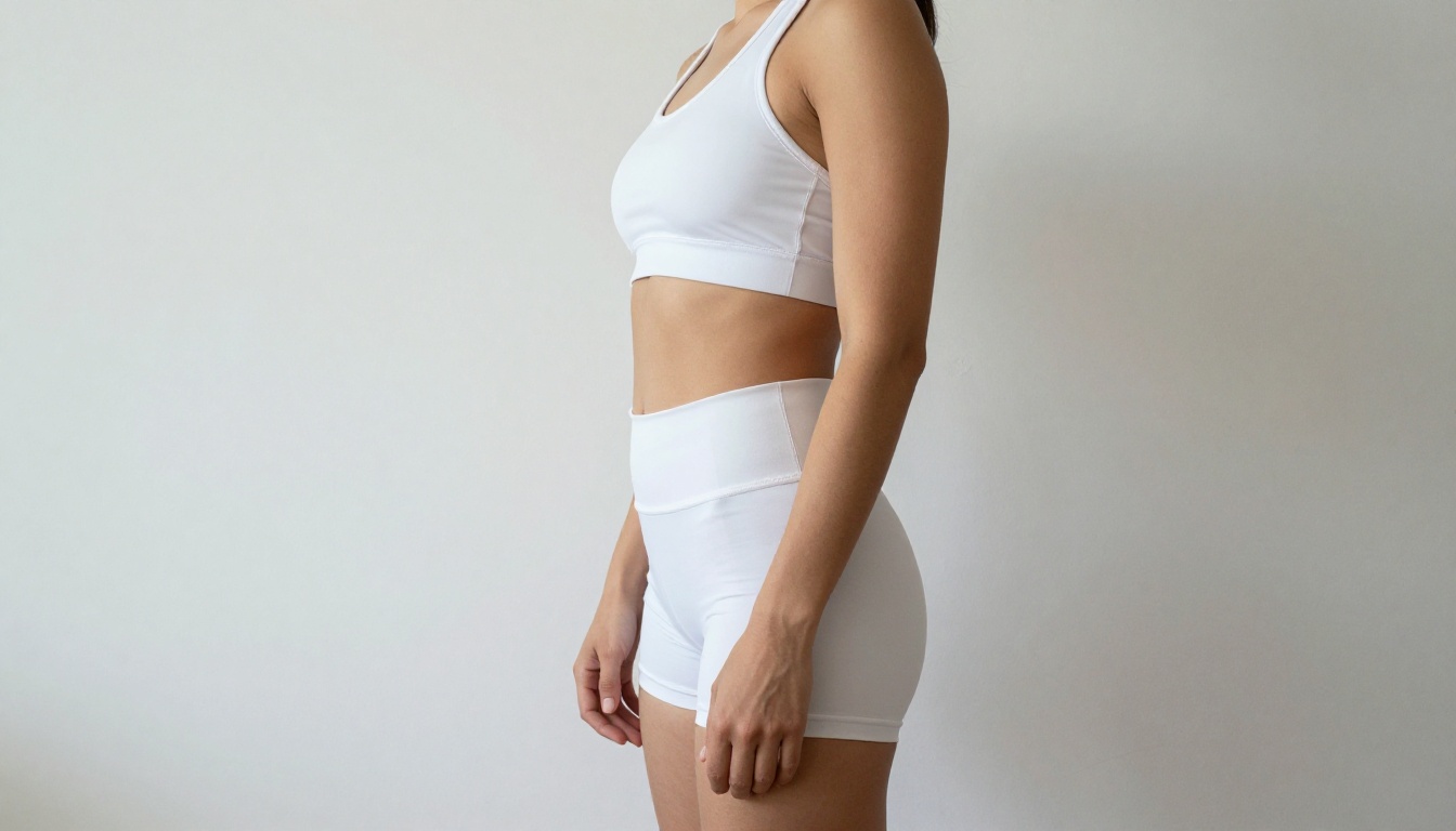 Profile view showing body proportion control