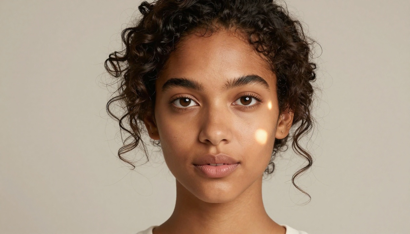 Professional beauty portrait with natural Rembrandt lighting, demonstrating the quality floor achievable with modern AI models