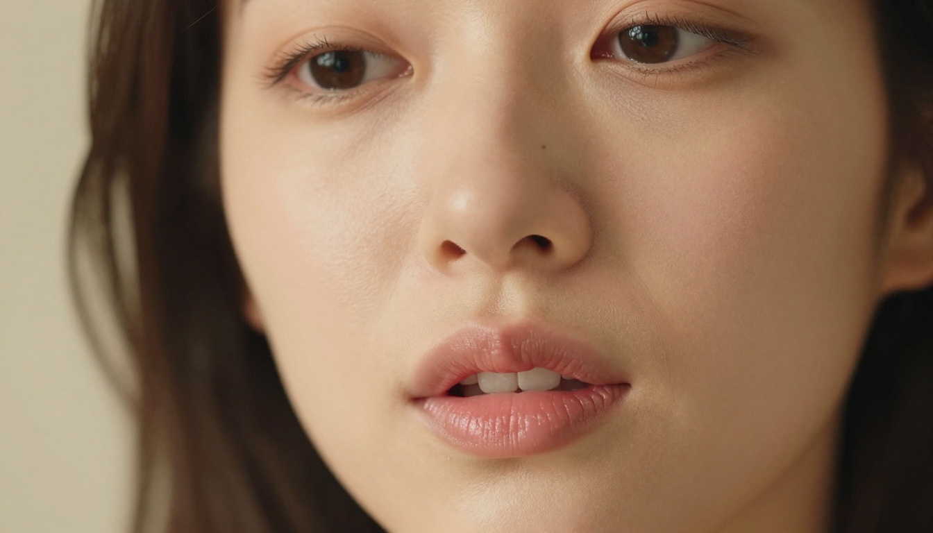 AI lipsync close-up lip detail