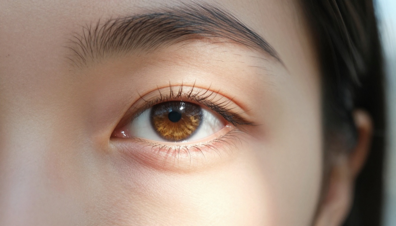 Macro close-up of an eye showing extraordinary pixel-level detail and texture