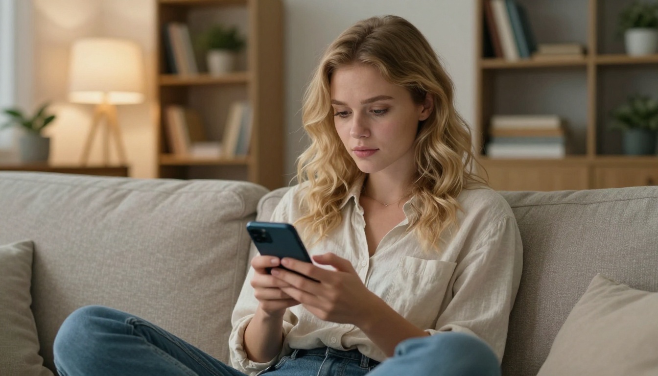Woman contemplating subscription pricing