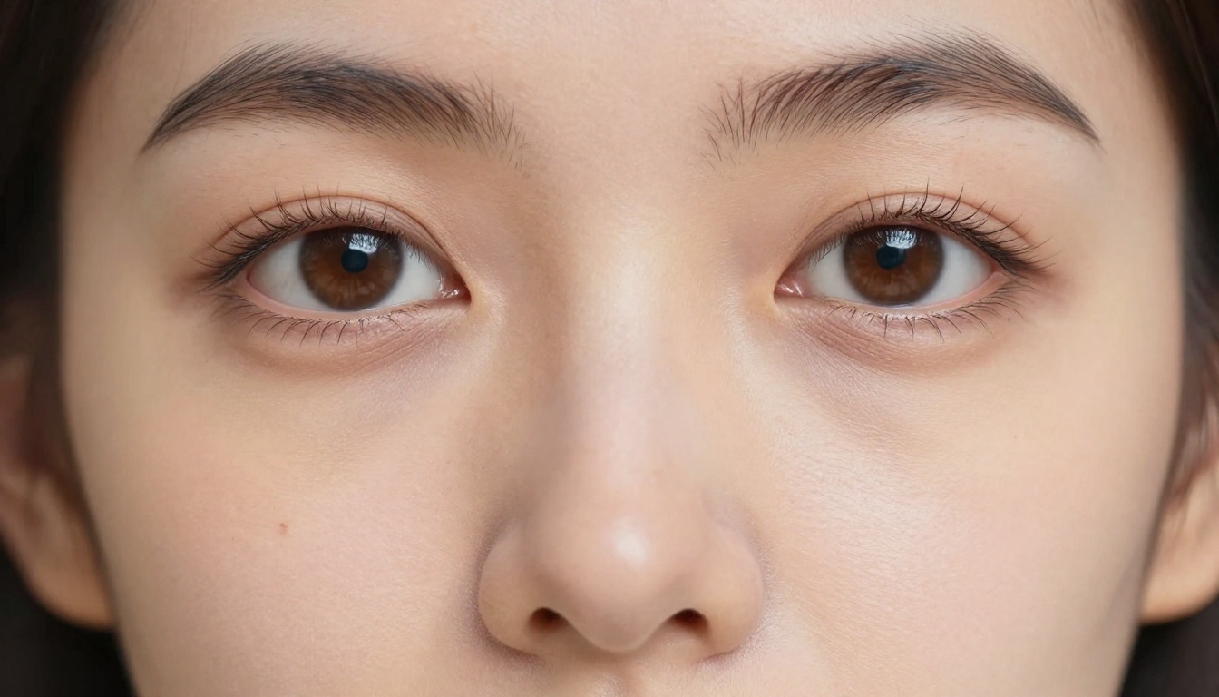 Close-up portrait showing hyper-realistic skin micro-texture with natural pores and lighting