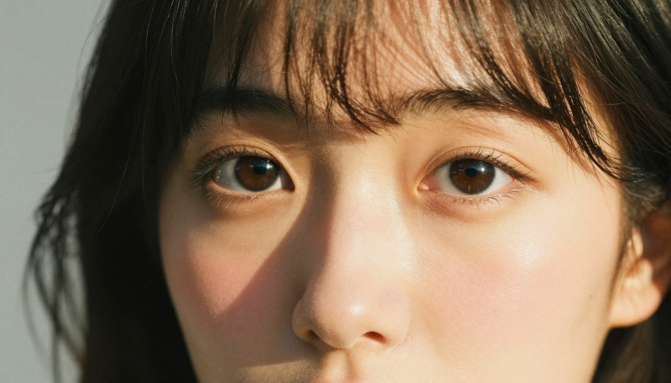 AI anime portrait close-up with expressive eyes and detailed skin texture captured in natural light AI anime portrait close-up with expressive eyes and detailed skin texture captured in natural light