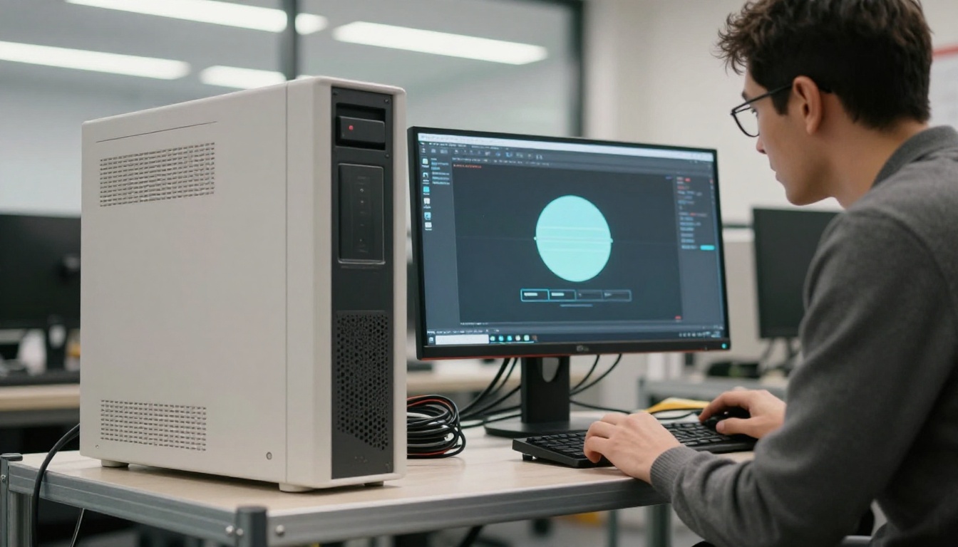Installed software on a desktop workstation