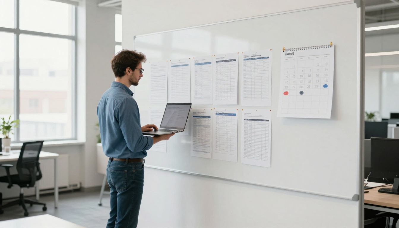 Communications manager planning report production