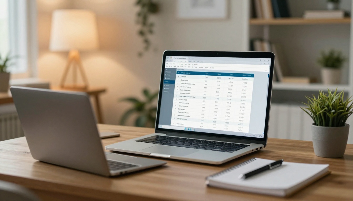 Small business owner reviewing pricing plans on a laptop