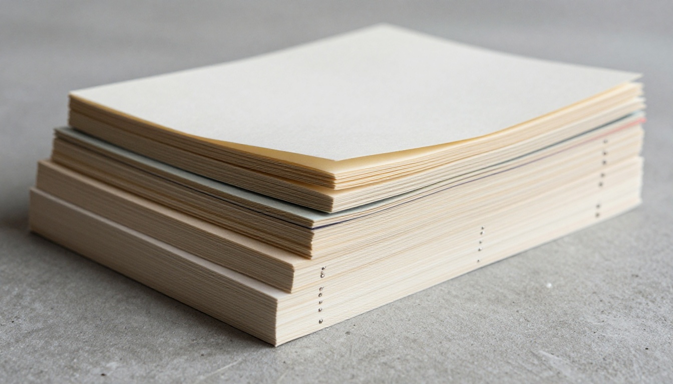Different catalog sizes and bindings fanned out on a surface
