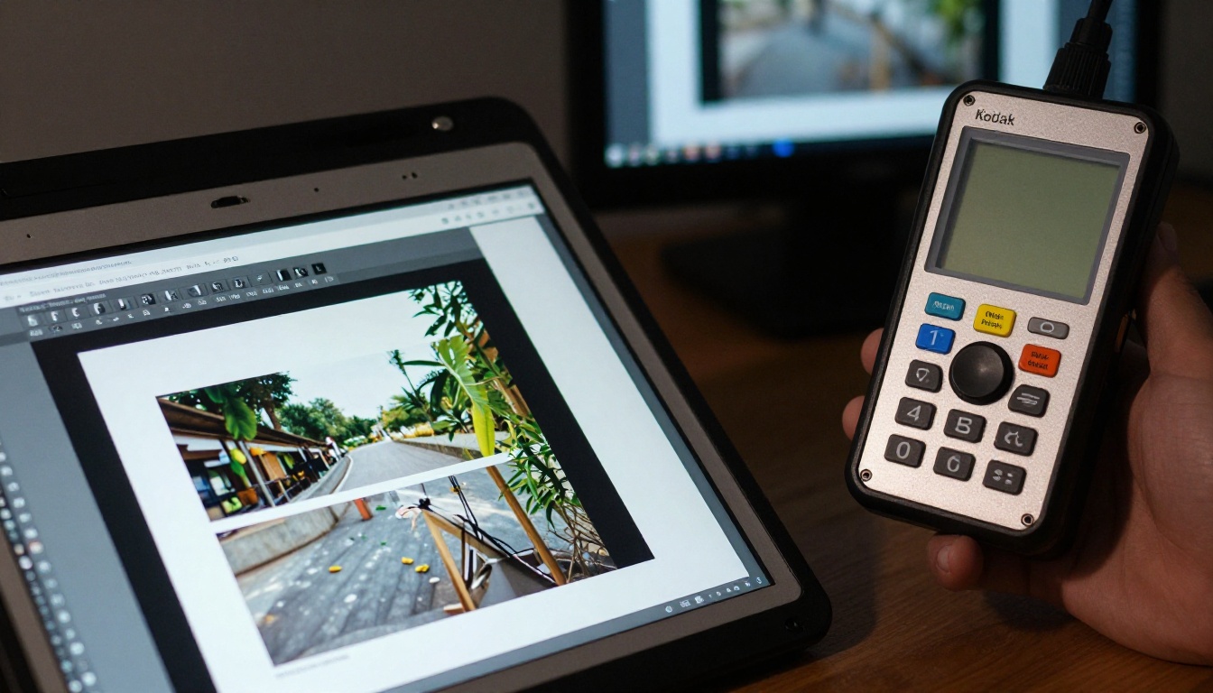 Color calibration setup comparing print and monitor Color calibration setup comparing print and monitor