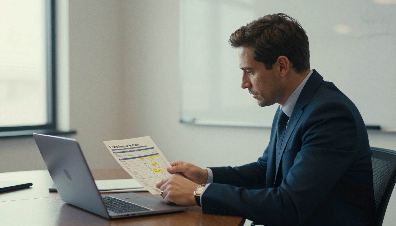 Broker mentor reviewing a commission split chart with a new agent Broker mentor reviewing a commission split chart with a new agent