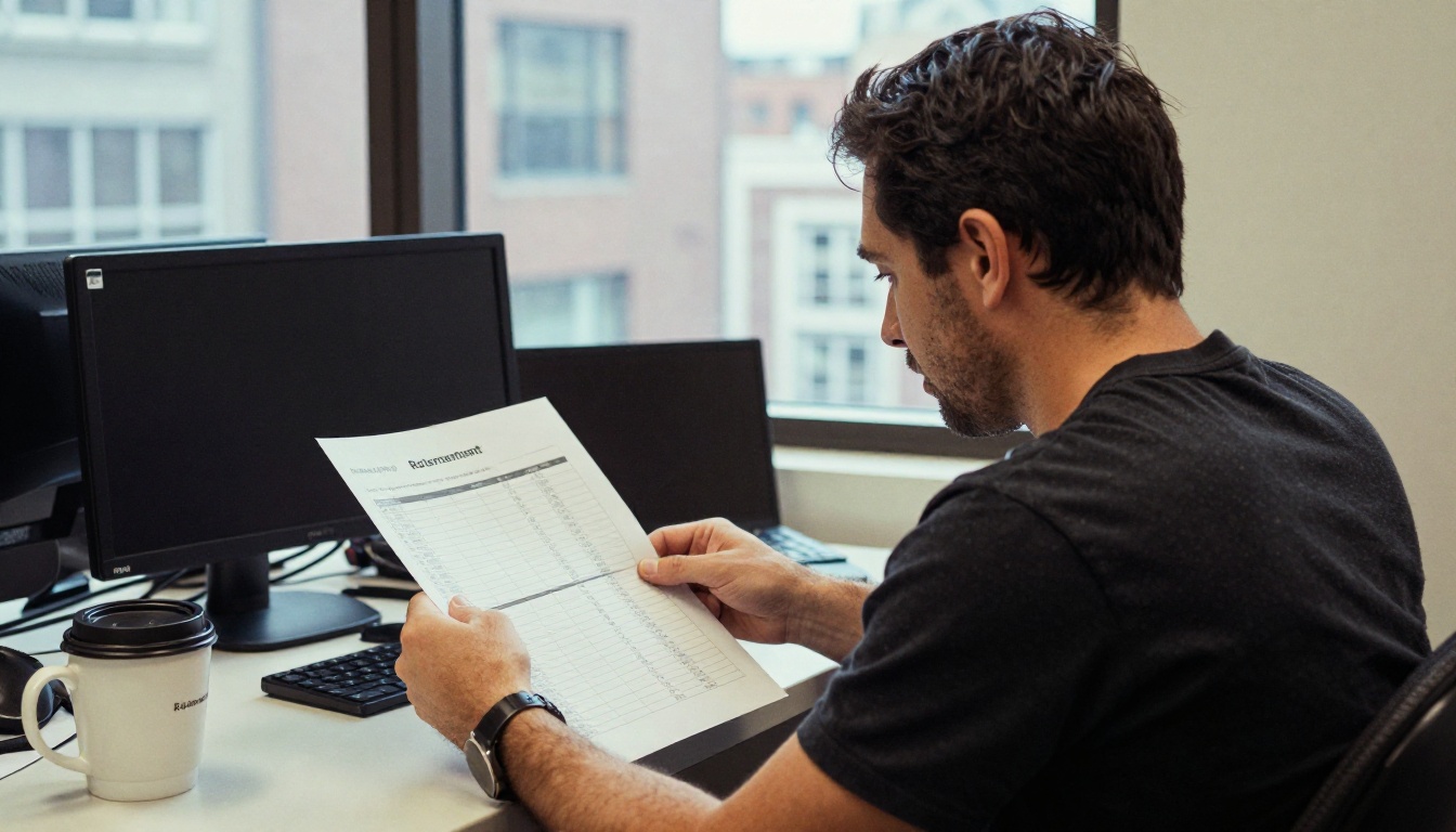 A gym owner and manager reviewing retention charts