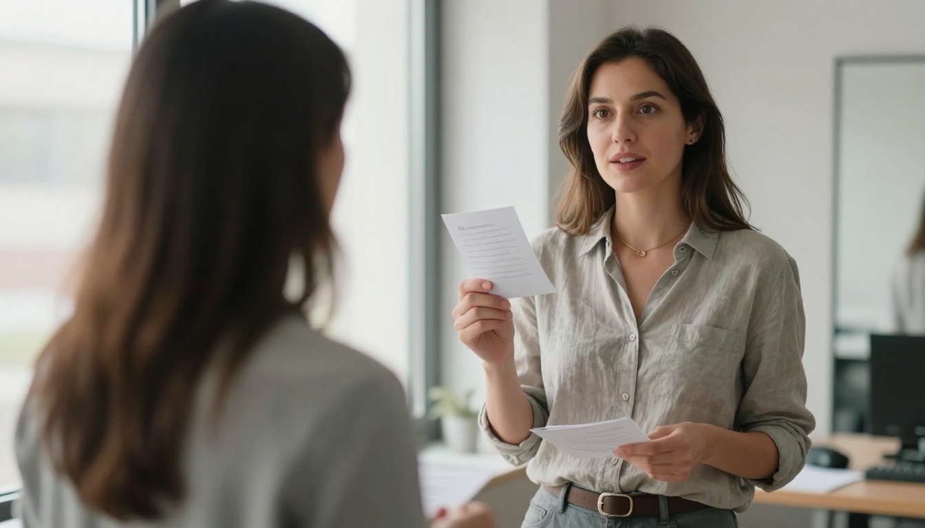 Founder rehearsing a pitch in front of a mirror