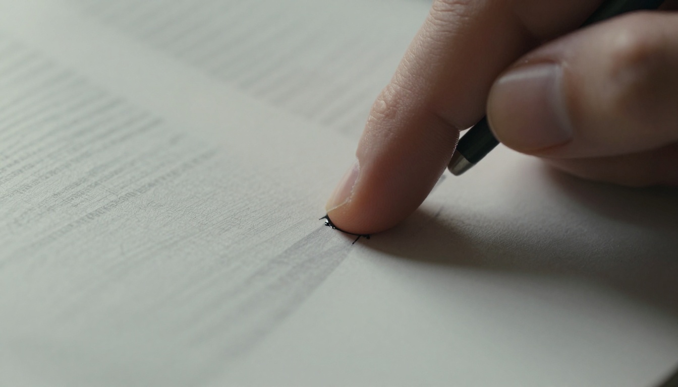 Close-up of a hand turning a thick glossy magazine page