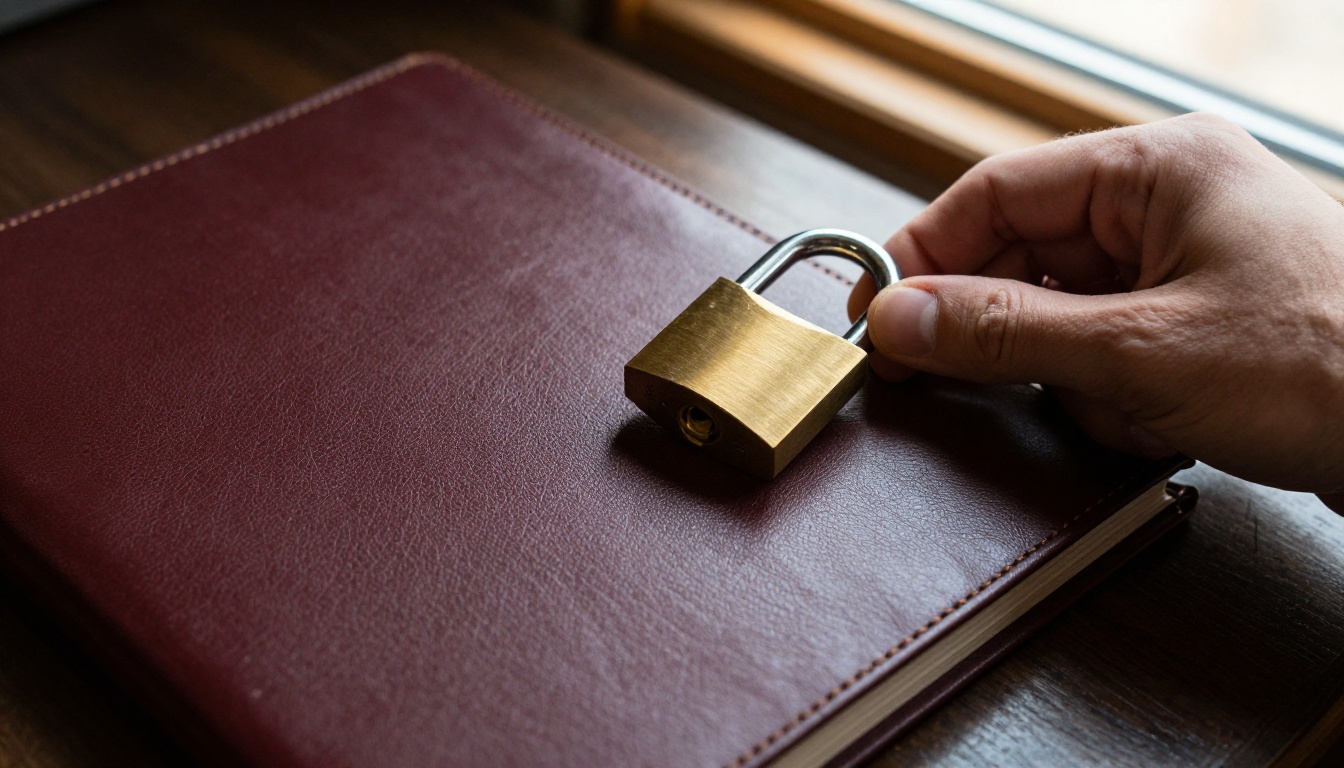 Locked portfolio protecting a private flipbook Locked portfolio protecting a private flipbook