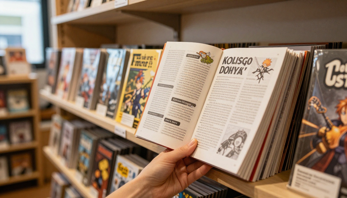 A shelf of indie RPG zines in a local game store