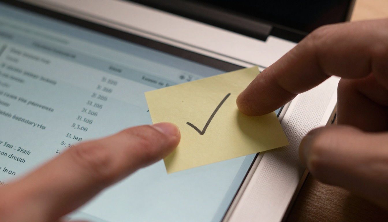 Two colleagues choosing a flipbook plan on a laptop